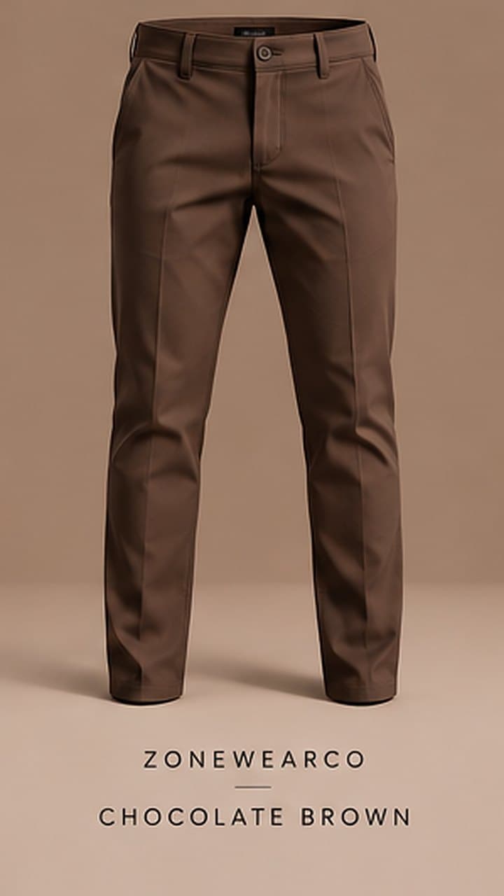 Slim Fit Chino in Chocolate Brown