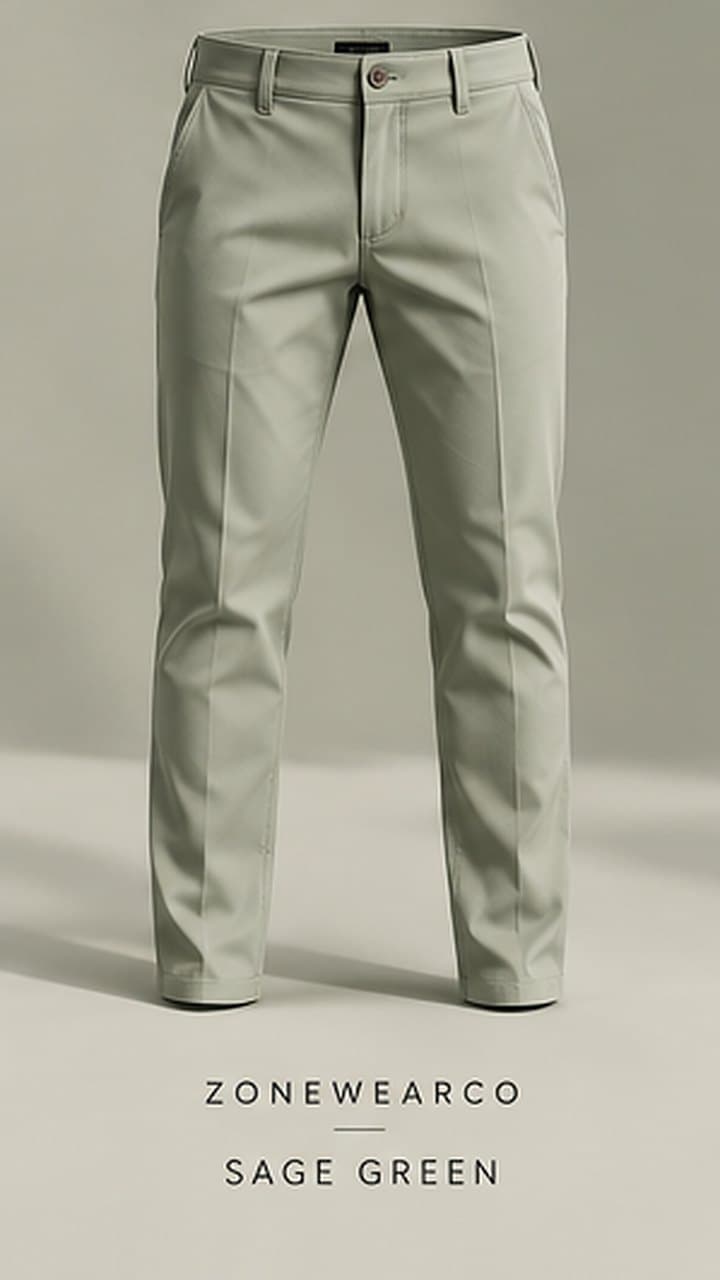 Utility Jogger in Sage Green
